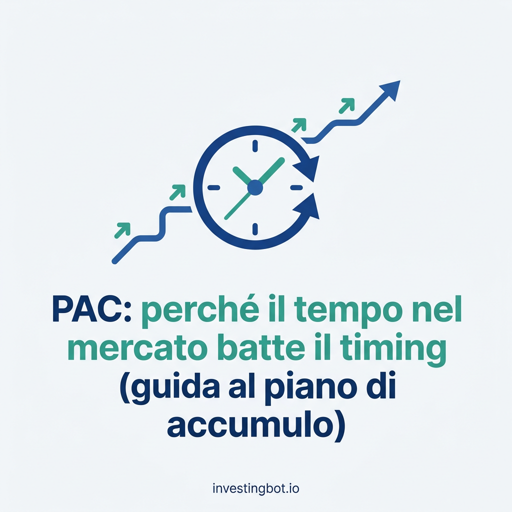 Copertina [IT] — PAC: perché il tempo nel mercato batte il timing (guida al piano di accumulo)