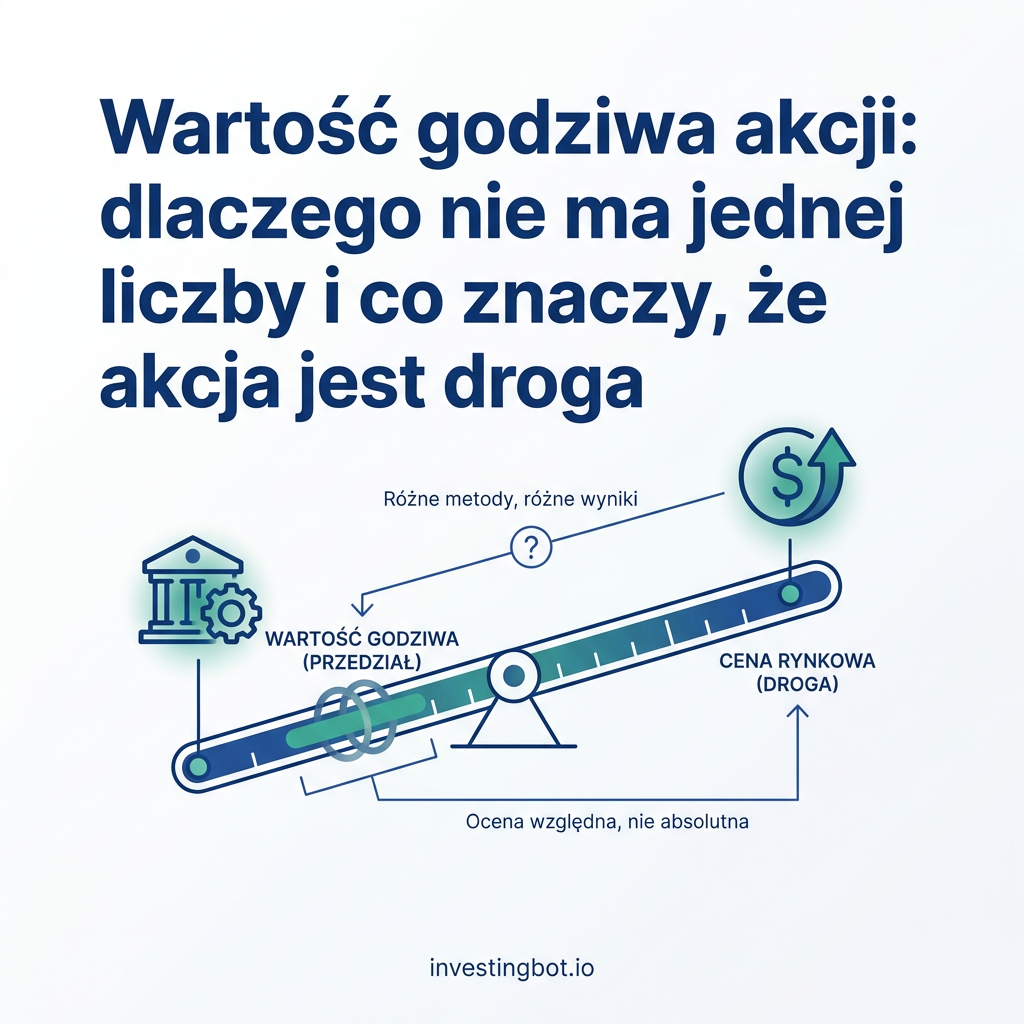 Cover [PL] Wartość godziwa akcji: dlaczego nie ma jednej liczby i co znaczy, że akcja jest droga