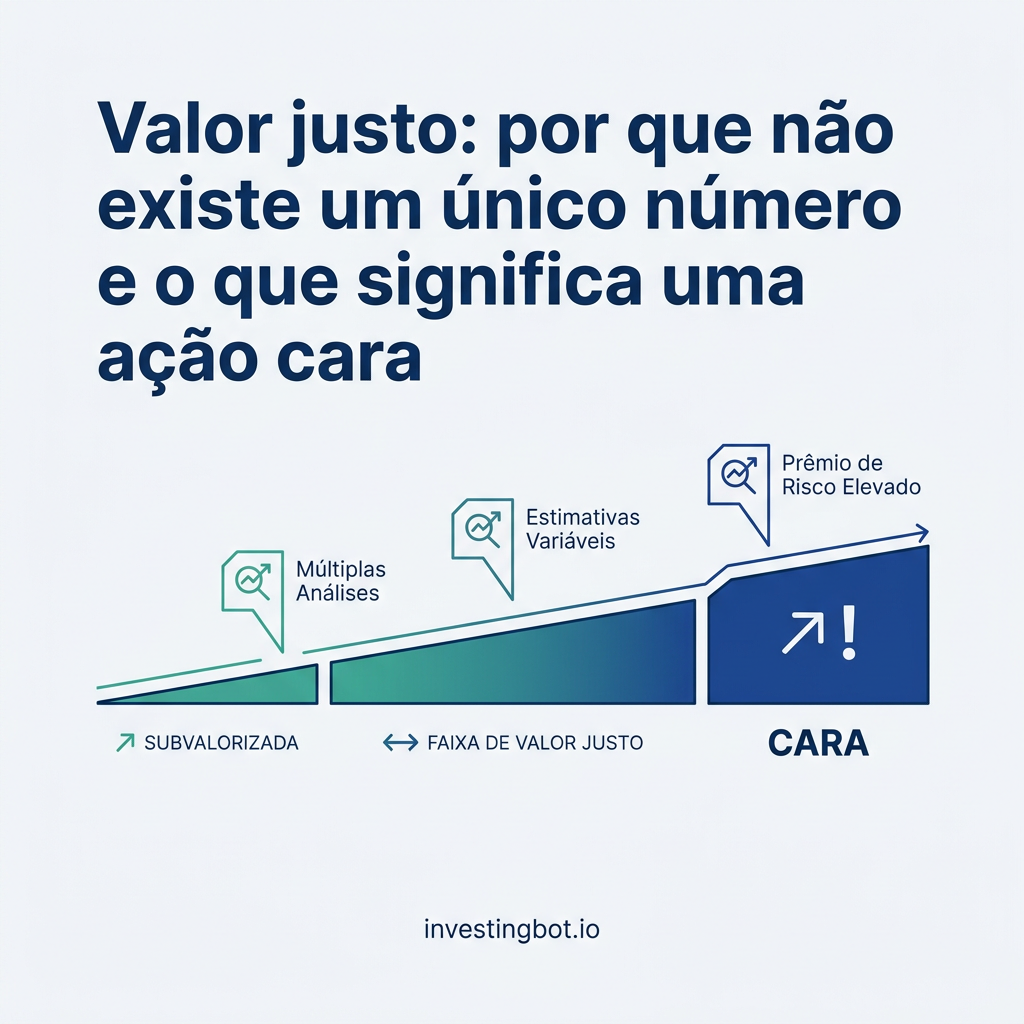 Cover [PT] Valor justo: por que não existe um único número e o que significa uma ação cara