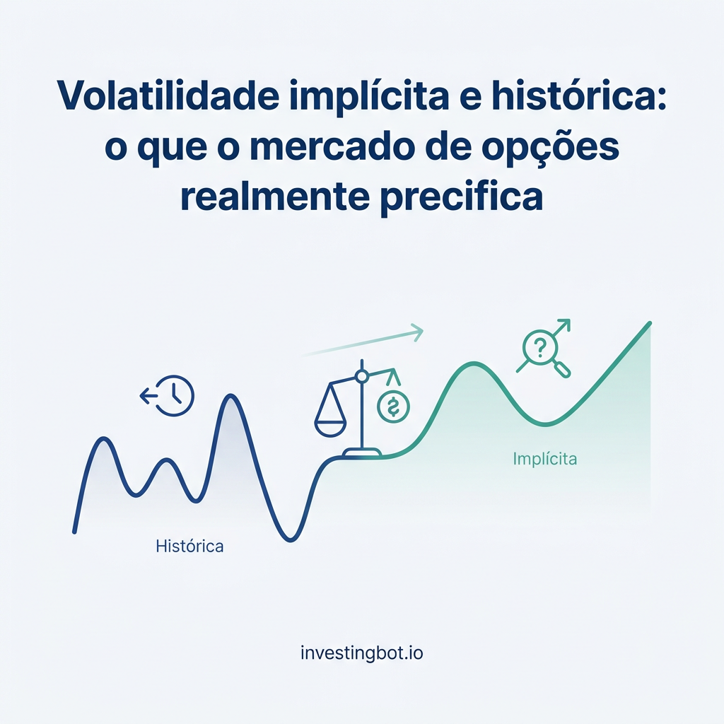 Cover [PT] Volatilidade implícita e histórica: o que o mercado de opções realmente precifica