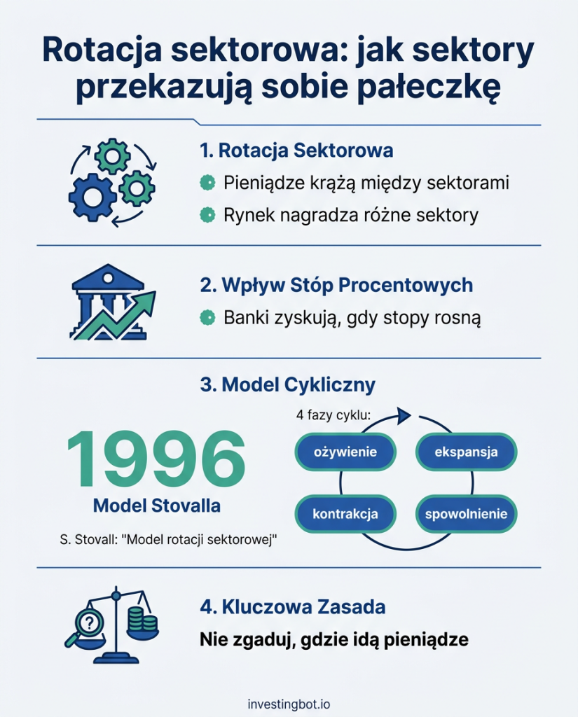 Rotacja sektorowa: jak sektory przekazują sobie pałeczkę