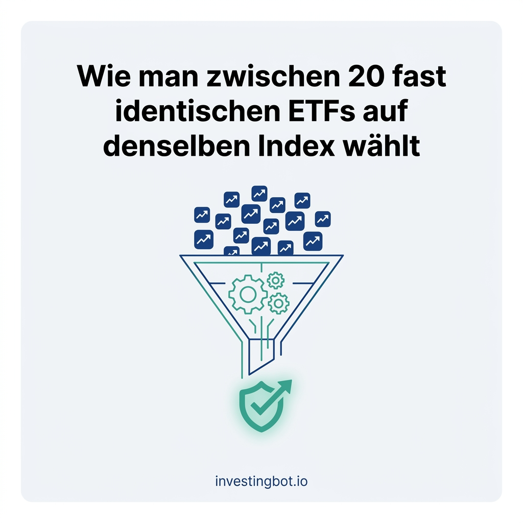 Wie man zwischen 20 fast identischen ETFs auf denselben Index wählt