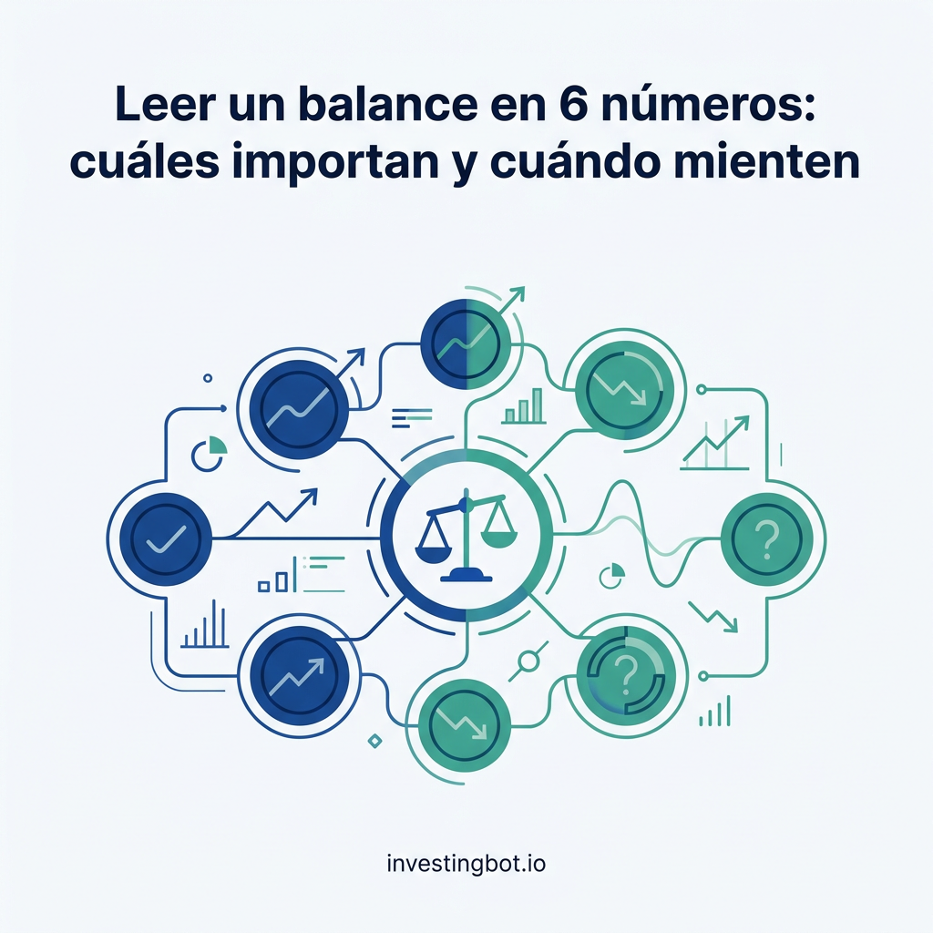 Leer un balance en 6 numeros: red de indicadores financieros con una balanza central
