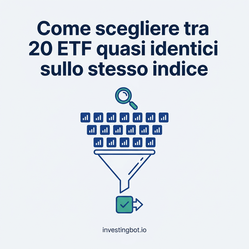 Come scegliere tra 20 ETF quasi identici sullo stesso indice