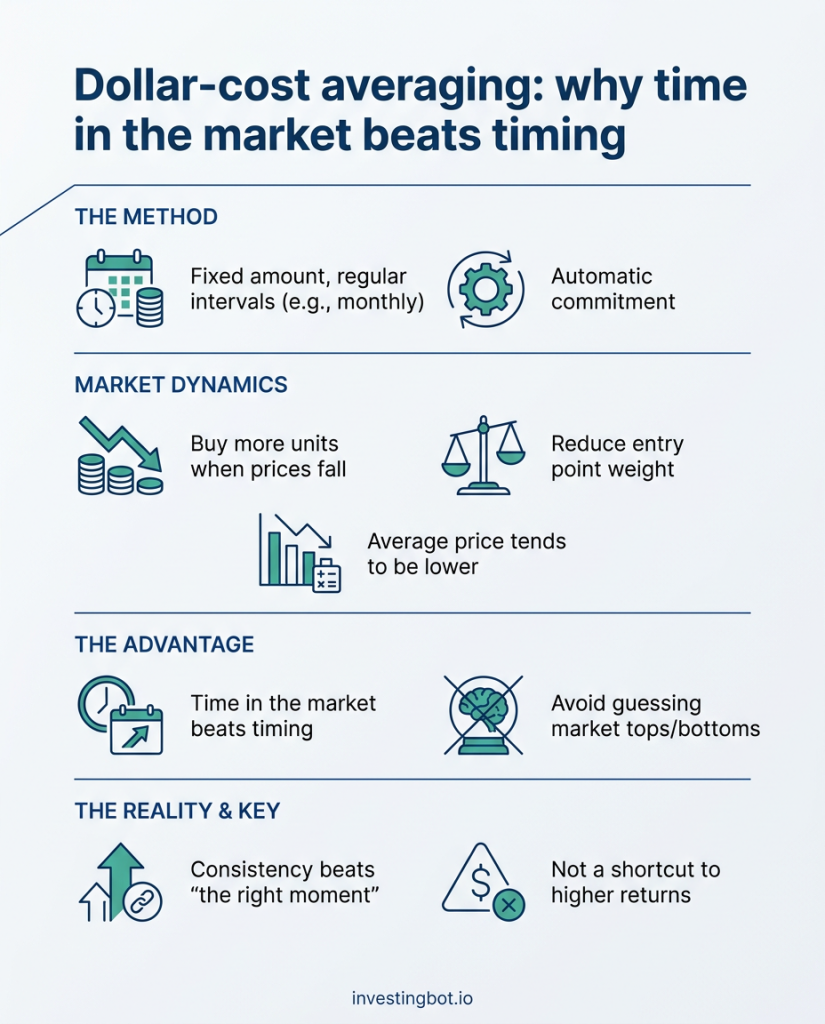Dollar-cost averaging: why time in the market beats timing