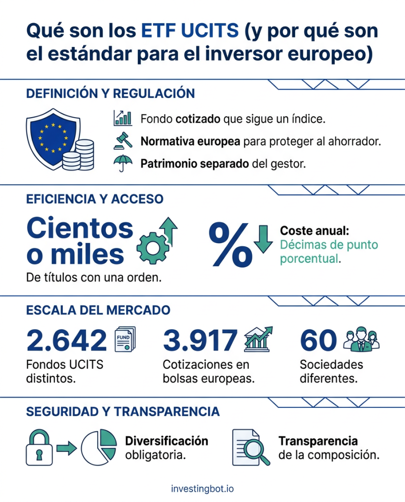 Qué son los ETF UCITS (y por qué son el estándar para el inversor europeo)