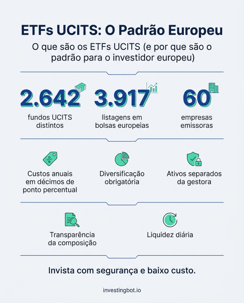 O que são os ETFs UCITS (e por que são o padrão para o investidor europeu)