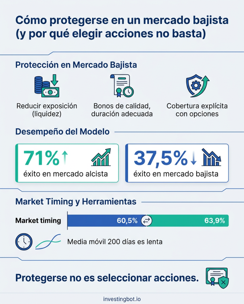 Cómo protegerse en un mercado bajista (y por qué elegir acciones no basta)