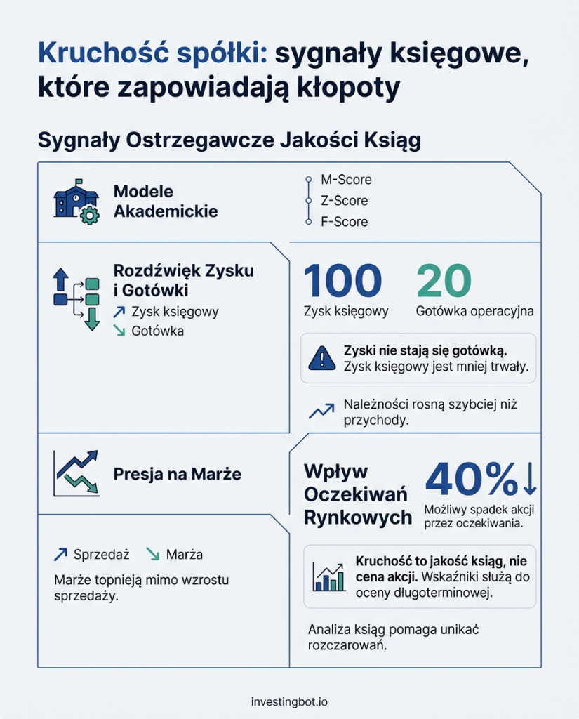 Kruchość spółki: sygnały księgowe, które zapowiadają kłopoty